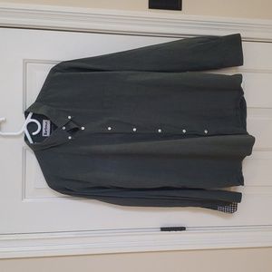 Barbour Hinksey Rustic lightweight 100% cotton plaid long-sleeved shirt, size L